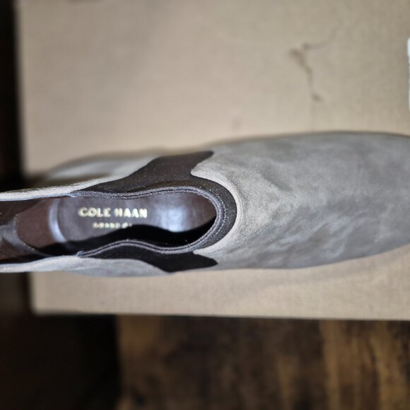 NWB COLE HAAN Osteen Suede Bootie, Brown, sz9 - Picture 5 of 8
